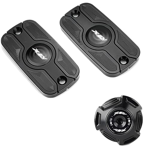 �̂��߂Ƀz���_ X ADV X-ADV XADV 750 XADV750 2017-2024 �p�B�I�[�g�o�C�u���[�L���U�[�o�[���̃^���N�I�C���J�b�v�J�o�[ & �t�B���[�L���b�v(3PCS-Black)