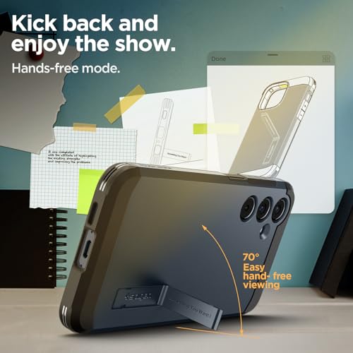 Coque Samsung Galaxy A55 5G Spigen Tough Armor Ardoise Métallisée