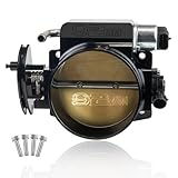 POSENG 92mm Throttle Body 4-Bolt for LS1 LS2 LS3 LS6 LS7 LSX Drive by Cable with Throttle Position Sensors TPS IAC Aluminum Black HTRACING