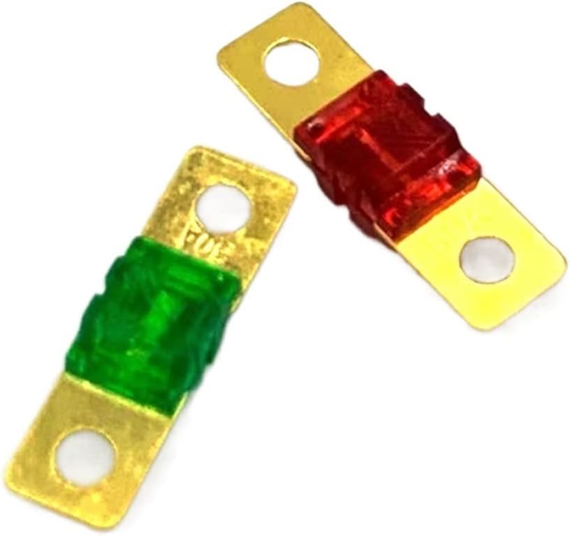 5pcs ANS Fuse 20A 30A 40A 50A 60A 70A 80A 100A 125A 150A 175A ANL Gold Plated Stud Car Fuses Mini Car Stereo Audio AFS Fuse(5pcs,OneColor)