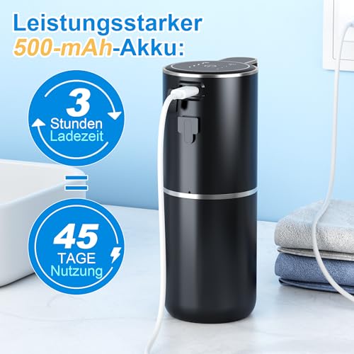 Automatischer Schaumseifenspender Fantictas mit Sensor und Wandbefestigung