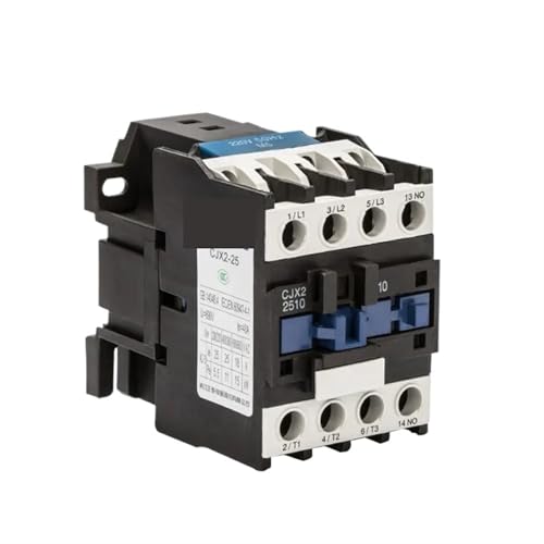 CAKADIXIY CJX2-2510 CJX2-2501 LC1 CJX2 Series 25A Contactor Magnetic AC AC380V 220V(Cjx2-2510,220V)