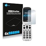 Savvies 6 Stück Schutzfolie für Doro 6050 Bildschirmschutz-Folie Ultra-Transparent