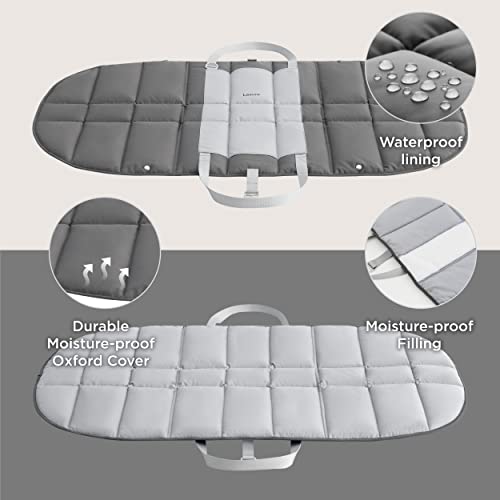 Lesure Travel Camping Dog Bed - Outdoor Dog Bed Portable Dog Mat For Extra Large Dogs Waterproof Washable Dog Pad, Charcoal #TOP3