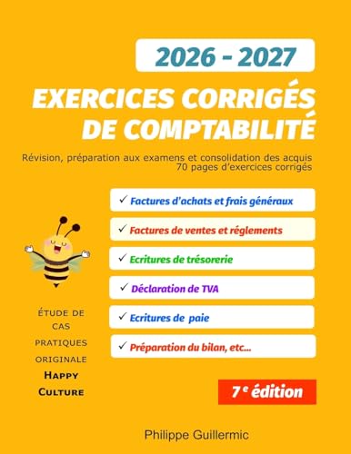 Exercices corrigés de comptabilité: Pour révision et préparation aux examens