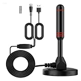 Antenne TV numérique HD 30 DBI : profitez de canaux HD cristallins avec la puissante antenne 30DBI. Profitez d'une réception du signal TV numérique solide et stable pour une expérience visuelle améliorée.