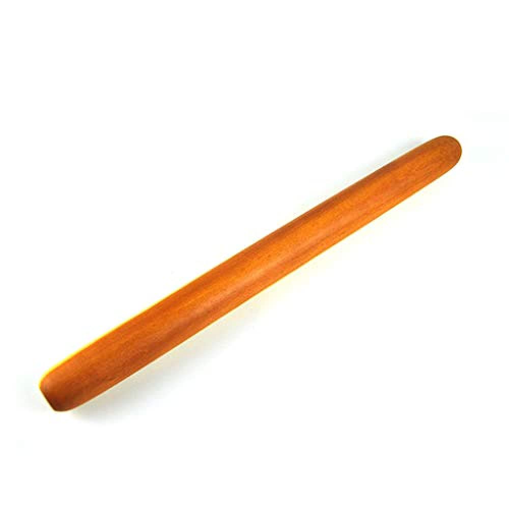Rodillo de madera utilizado en restaurantes y panaderías, rodillos de masa antiadherentes de madera de dátil, utilizado para hornear cocina, pastelería, galletas, fondant pies-C