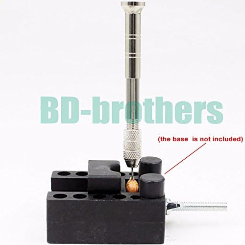 0.5-2.5mm Four Heads Hand Drill Chuck Swivel Head Pin Vise Watch Maker Repair Steel Tool Hand Work Clamps Anchors 50pcs/lot