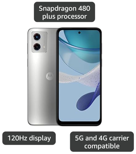 Image of Motorola Moto G 5G | 2023 | Unlocked | Made for US 4 /128GB | 48 MPCamera | Harbor Gray, 163.94x74.98x8.39