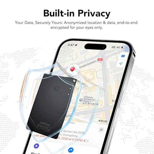 Image of 2 Pack Wallet Tracker Card [Apple MFi Certified] Air Tracker Tag (iOS only), IP68 0.06in Rechargeable Smart Card Work with Apple Find My, Keys Finder and Item Locator for Passport, Bags, Laptop, Black