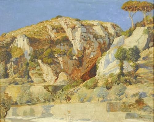 Tableau Paysage Italien Max Roeder Pour Habiller un Grand Mur Vide 60x90