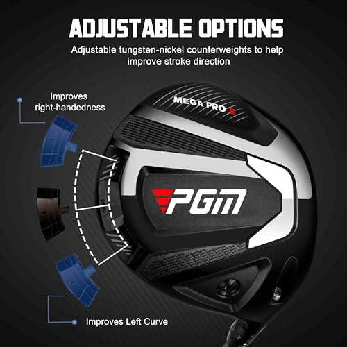 PGM 45.5" Golf Club Driver for Men Right Handed with Adjustable Loft - image 2