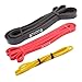 Draper's Strength Heavy Duty Pull Up Assist and Powerlifting Stretch Bands (Single Band or Set) 41-inch Yellow, Red, & Black (2-50 lbs)