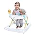 Smart Steps Trend Activity Walker with Removeable Toy Bar, Multi-Directional Front Wheels, Tray, Adjustable Height and Flat Fold Frame for Storage, Ages 6 Months +, Zoo-ometry White