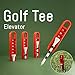 Golfs Tees Height Gauge Elevator Precisions Ball Height Setter Portable Adjuster Training Tool Golfs