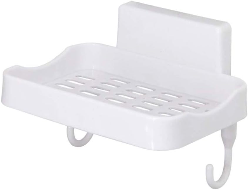 Bathroom Shelves, Wall Mounted Non Drilling Thick Clear Storage & Display Shelvings