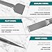 SDS-Plus Chisel Set (3 Pcs) with Storage Case - 17x280mm Pointed & Flat & Wide Chisels for Concrete Demolition, Masonry Work - Professional Tradesman Tools