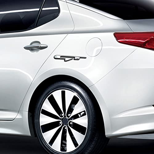 Skrepug For Kia Gt Decals Car Emblem Sticker Badge Vehicle Truck Front Fenders Bumper Side Window Trunk Boot Tailgate(Black) #TOP4
