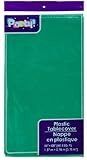 GREEN Plastic Table Covers, 54x108