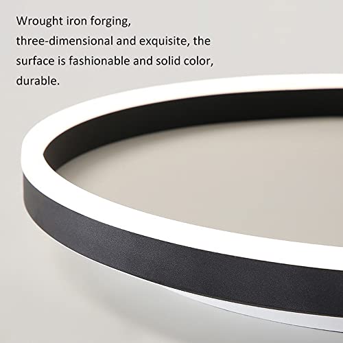 Plafonnier encastré à LED acrylique 60cm à intensité variable pour plafond noir