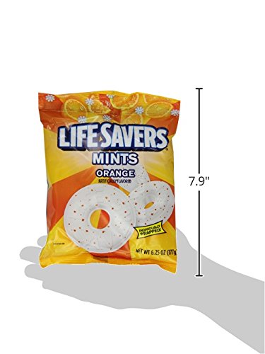 Life Savers Orange Mints Hard Candy Bag, 6.25 Ounce (Pack Of 12) #TOP4