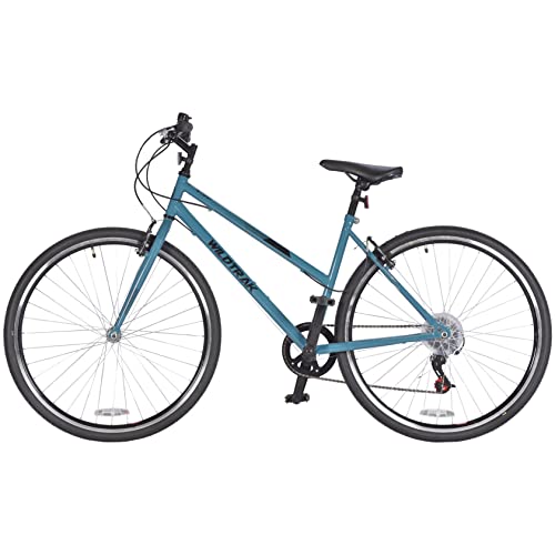 Wildtrak - Stahl-Trekkingrad, Erwachsene, 700C, 6 Gänge - Grün