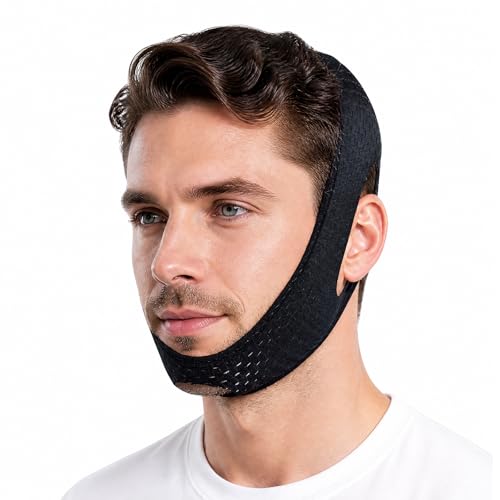 V Line Face Lifting Mask Chin Strap for Sleeping and Double Chin Reducer for Women Breathable Jawline Shaper and Face Slimming Bandage Reusable Anti-Sagging Skin Tightening Belt