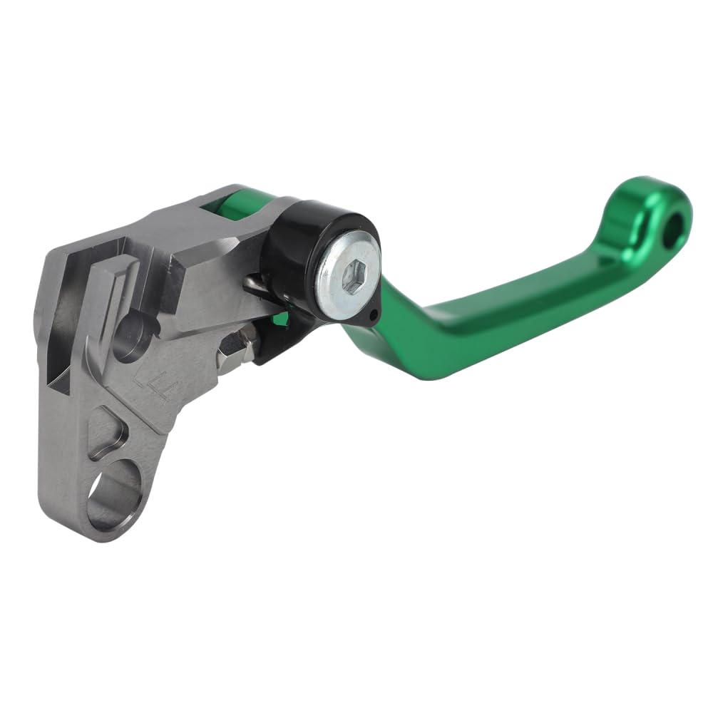 Leva Freno Moto Dirt Bike Leva Frizione Pieghevole in Alluminio per KLX 140 KLX140L 08-23 KLX140G 17-23 Motocross Verde