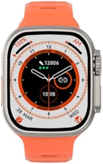 KööK 49mm DT8 Smart Watch wirless Charging Serie DT8 NFC 2.0" Großen Bildschirm 49mm (GPS Track, Thermometer) für Männer und Frauen Sport Smart Watch IP67 Leben wasserdicht, drahtlose Ladung.