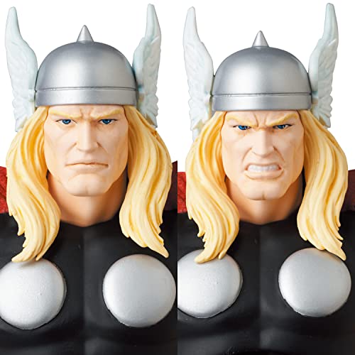 MAFEX No. 182 THOR Thor (Comic Ver.) Total Height: Approx. 6.3 inches (160 mm), Non-scale, Painted Action Figure by Medicom - Used condition - Image 6