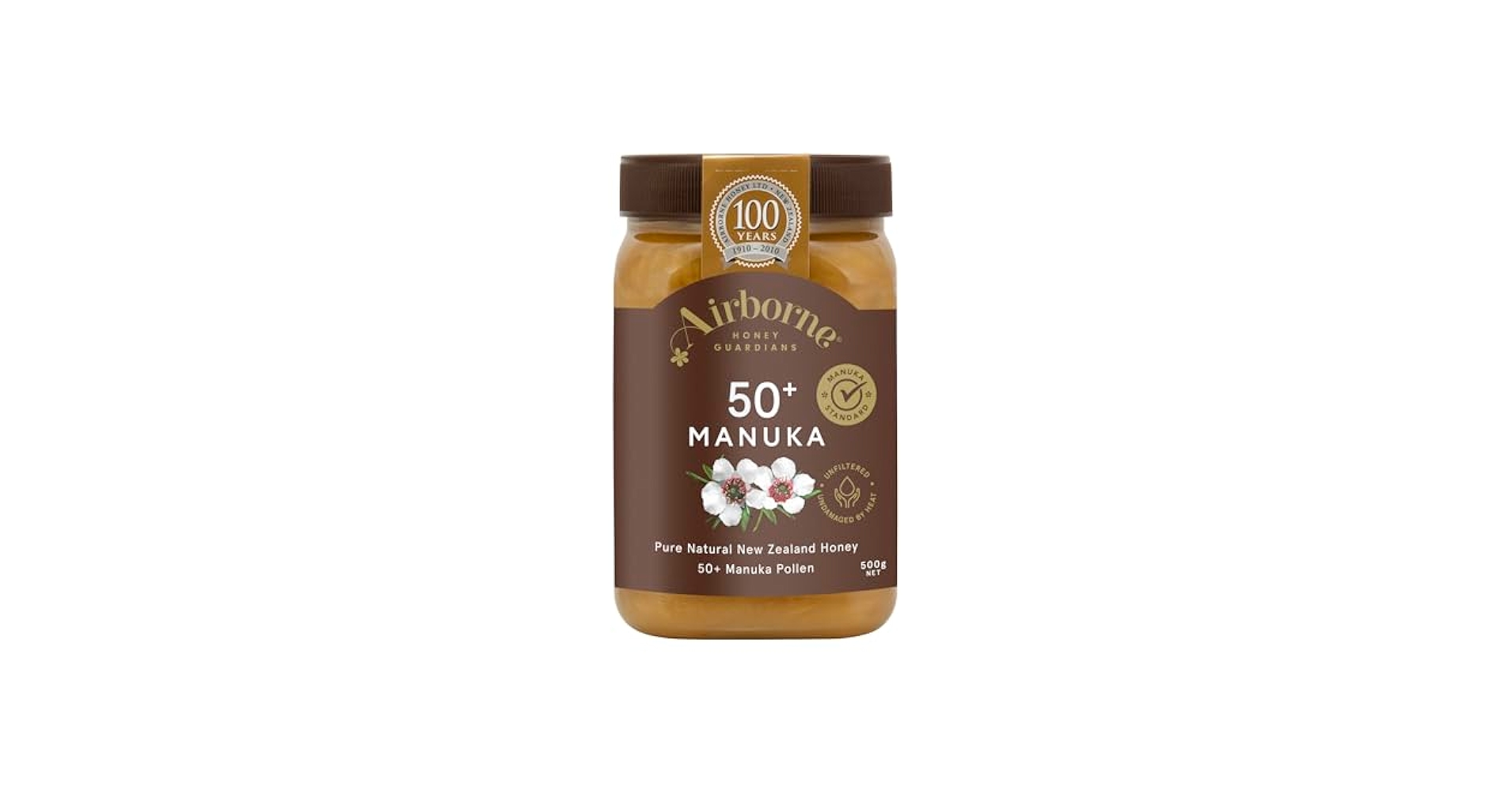 Amazon.com : Airborne Manuka Honey 50+ New Zealand - Premium