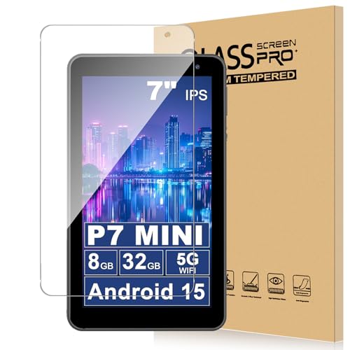 For NEWISION P7 フィルム 7インチ タブレット NEWISION P7 対応 フィルム 強化ガラス 高感度タッチ 高透過率 硬度9H 指紋防止 Greerass 気泡防止 撥水撥油 耐衝撃 貼り付け簡単 液晶保護 超薄飛散防止のサムネイル