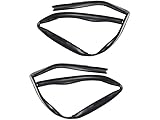 Front Door Window Glass Run Channel - Set of 2 - Compatible with 1987-1996 Dodge Dakota