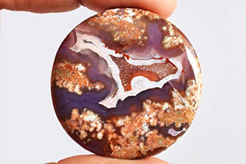 Agate violette précieuse de 57 CTW, une gemme naturelle d'exception - 3
