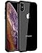 Mkeke Compatible with iPhone Xs Case,iPhone X Case,Clear Anti-Scratch Shock Absorption Cover Case for iPhone Xs/X Black