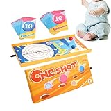 Genérico Familienbrettspiel, Partyspiele mit Rebound-Murmeln, Brettspiel für die Koordination, für Kinder, Mädchen, Familie, Kindergarten, Klassenzimmer, Zuhause, Kindergarten im Innen- und