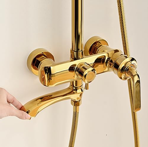 Robinets de baignoire à poignée unique pour douche murale fixe