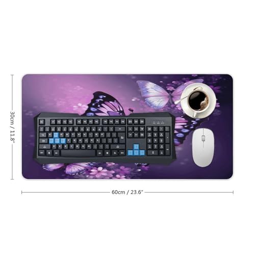 Pad para mouse grande con diseño mariposa y base antideslizante miniatura 2