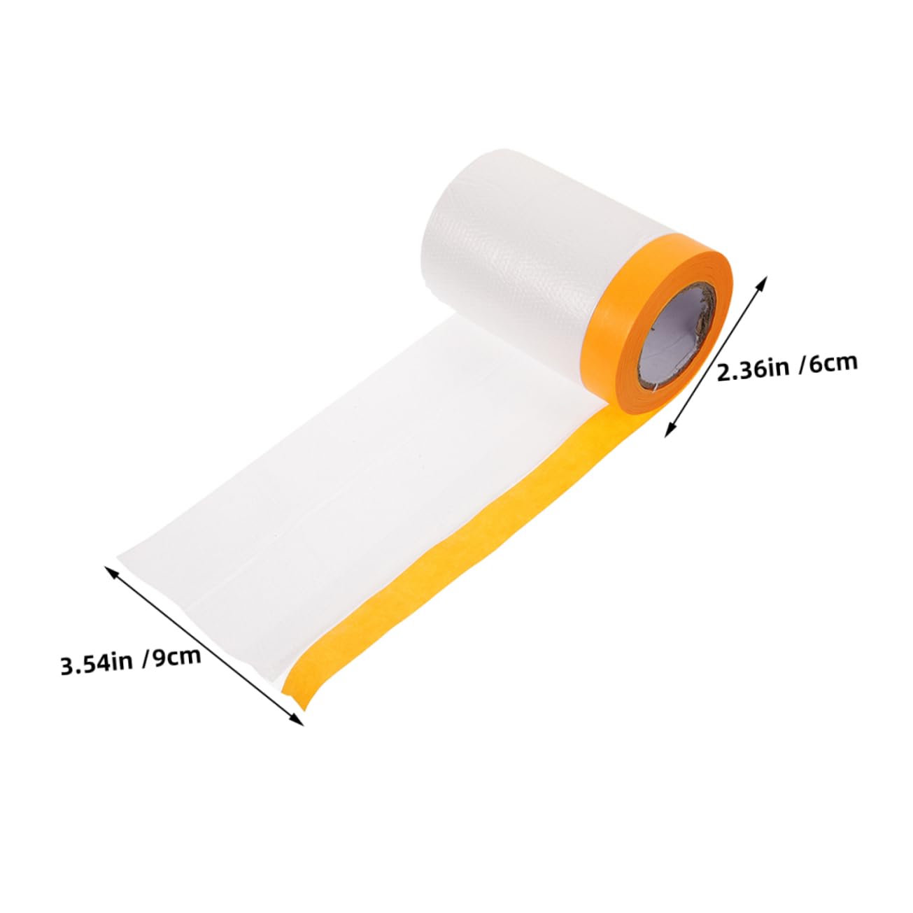 jojofuny 4 Rolls Paint Protection Film High Precision Adhesion for Automotive and Furniture Projects Sturdy Masking No Residue for Paint Splashes and Renovations