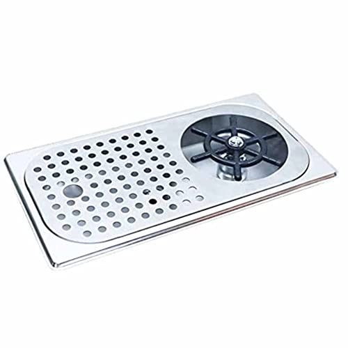 LNIBA Inoxidable Leche Taza de Té Lavador Limpiador, Barra de Enjuague de Vidrio Enjuagadora de Vidrio, Lavadora de Tazas, Limpieza Automática de Alta Presión, G1/2in Cover