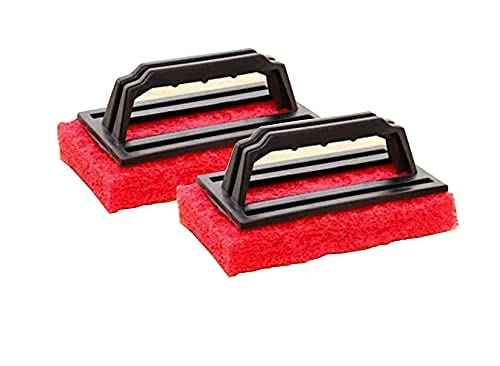 BLUE EARTH® Tile/Floor Cleaning Brush with Sponge Scrub Pad and Handle (Standard, Multicolour)-image-28