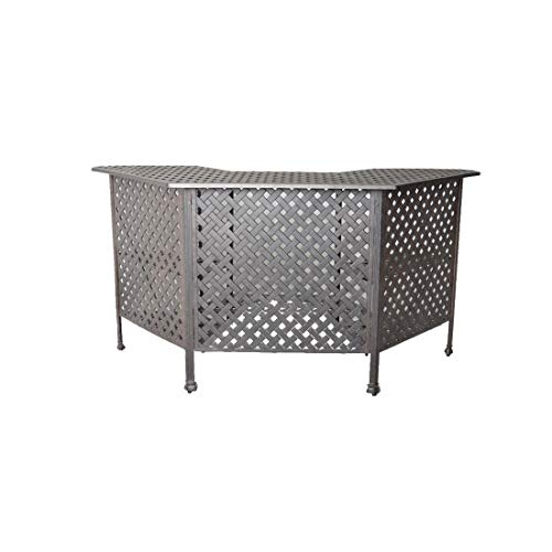 Nassau-Cast-Aluminum-Powder-Coated-5-Piece-Outdoor-Bar-Table-and-Chairs-Set-Desert-Bronze Nassau Cast Aluminum Powder Coated 5 Piece Outdoor Bar Table and Chairs Set Desert Bronze