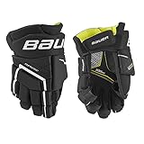 Bauer S21 Supreme ULTRASONIC Youth Black/WHITE9 Eishockey Handschuh