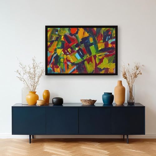 Impression sur toile Wassily Kandinsky - Cadre bureau 40,6 x 61 cm - 5