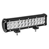 YITAMOTOR Led Light Bar ,12 inches 72W LED Light Bar Spot Flood Combo Led Driving Light Waterproof for Jeep off road Van Camper Wagon ATV AWD SUV 4WD 4x4 Pickup Van Off-road