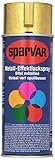 für innen und außen SparVar 6017013 Lackspray Metalleffekt Altgold, 400 ml, matt