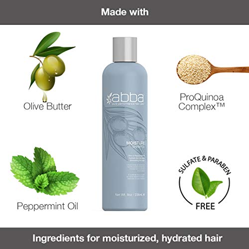 Abba Moisture Shampoo, Olive Butter & Peppermint Oil, 32 Fl Oz #TOP3