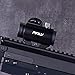 Pinty 1x25mm Tactical Red Dot Sight 3-4 MOA Compact Red Dot Scope 1” Riser Mount for Cowitness with Iron Sights Waterproof and Shockproof Scratch Resistant Amber Lens