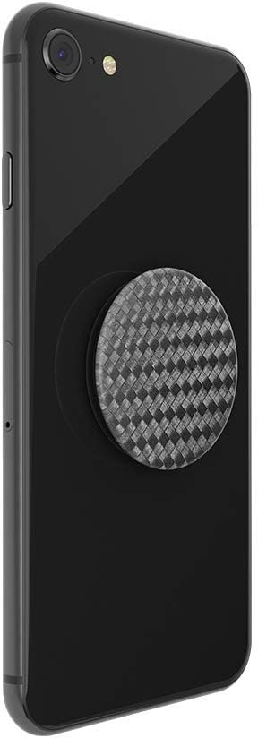 PopSockets: PopGrip Expanding Stand and Grip with a Swappable Top for Phones & Tablets - Carbonite Weave