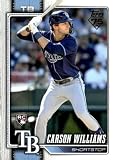 2026 Topps #25 Carson Williams RC Rookie Tampa Bay Rays MLB Baseball Base Trading Card